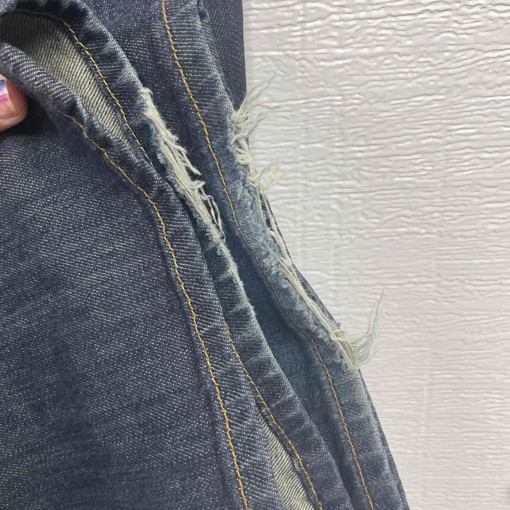 Lucky Brand Medium Wash‎ 181 Relaxed Straight Jeans Candiani Denim Italy W40 L30